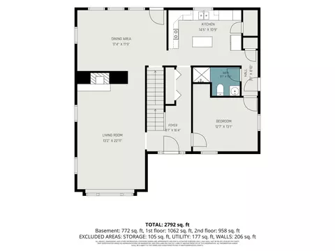 Floorplan - 515 E Pine St, Fremont, MI 49412 photo 1 of 3