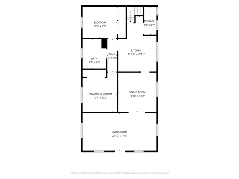 Floorplan - 18846 Maple St, Copemish, MI 49625 photo 1 of 6
