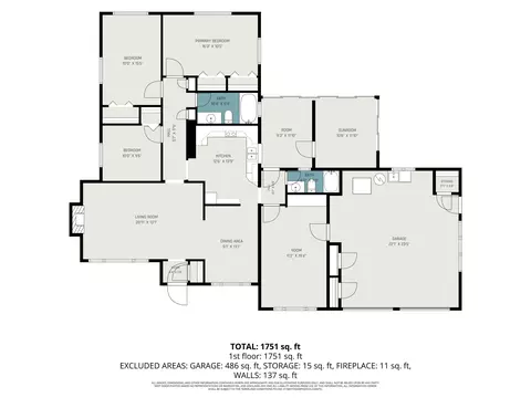 Floorplan - 1127 S Brown St, Jackson, MI 49203 photo 1 of 1