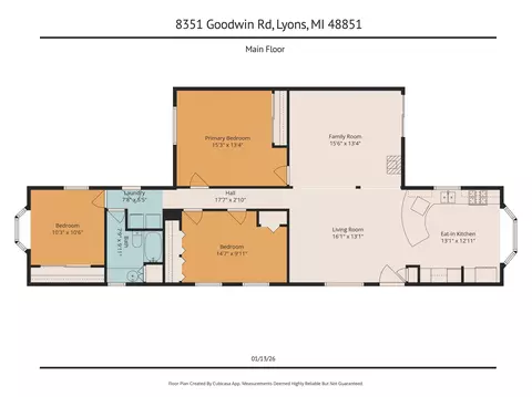 Floorplan - 8351 Goodwin Rd, Lyons, MI 48851 photo 1 of 1