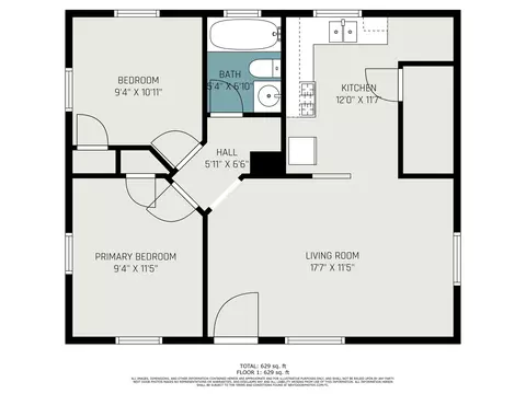 Floorplan - 933 E Foss Ave, Flint, MI 48505 photo 1 of 1