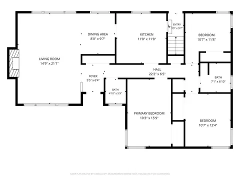 Floorplan - 3411 Balmars Ave, Jackson, MI 49201 photo 1 of 4