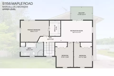 Floorplan - 51156 Maple Rd, Marcellus, MI 49067 photo 2 of 4