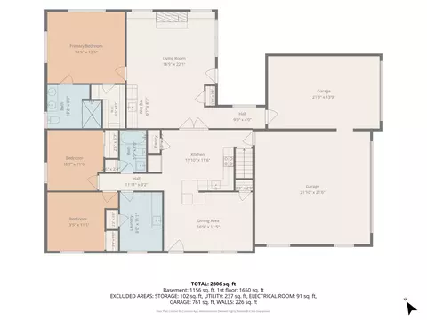 Floorplan - 5643 E C Ave, Richland, MI 49083 photo 1 of 3
