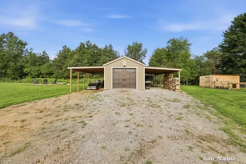 Exterior - 355 N Shaw Rd, Bailey, MI 49303 photo 12 of 17