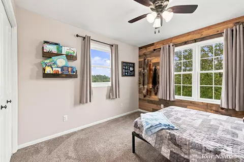 Bedroom - 355 N Shaw Rd, Bailey, MI 49303 photo 5 of 5