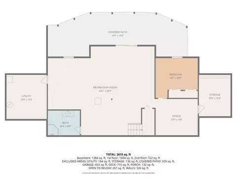 Floorplan - 302 E Kott Rd, Manistee, MI 49660 photo 1 of 4