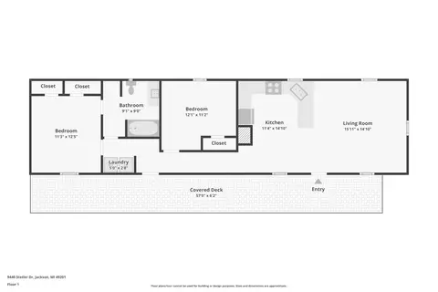 Floorplan - 9440 Stetler Dr, Jackson, MI 49201 photo 1 of 1