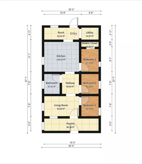 Floorplan - 113 E Unity Dr, Idlewild, MI 49642 photo 1 of 1