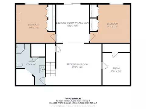 Floorplan - 3185 Miller Dr, Sears, MI 49679 photo 1 of 2