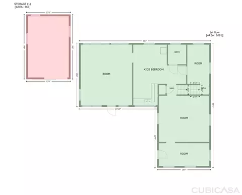 Floorplan - 1915 River St, Jackson, MI 49202 photo 2 of 3
