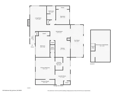 Floorplan - 163 Robinson Rd, Jackson, MI 49203 photo 1 of 1