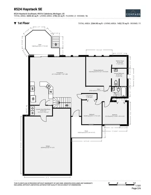 Floorplan - 8524 Haystack Rd SE, Caledonia, MI 49316 photo 1 of 1