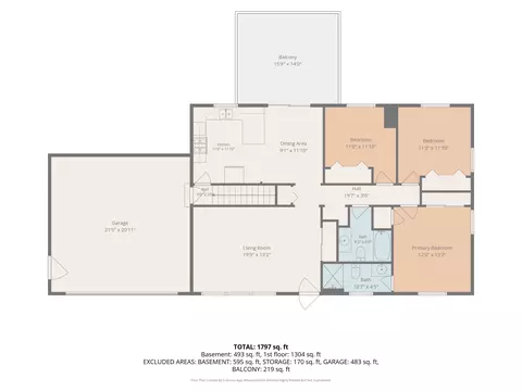 Floorplan - 2543 Tricia Dr, Jackson, MI 49201 photo 1 of 3