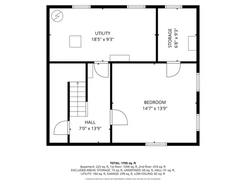 Floorplan - 10858 Main St, Honor, MI 49640 photo 3 of 3