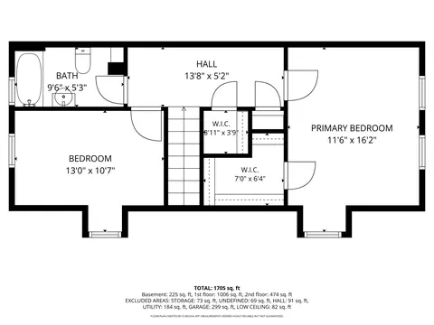 Floorplan - 10858 Main St, Honor, MI 49640 photo 2 of 3