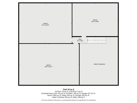 Floorplan - 9055 Kellogg Dr, Reading, MI 49274 photo 2 of 6