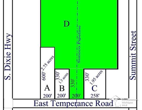 Parcel D E Temperance, Erie, MI 48133