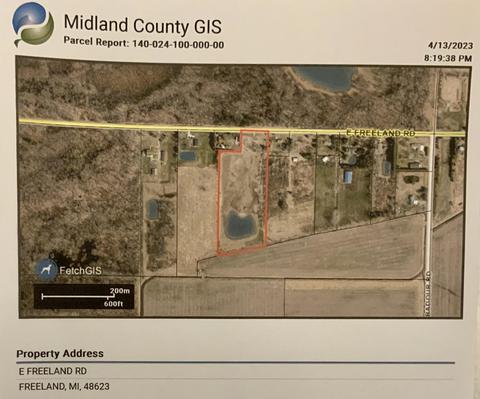 E Freeland Rd., Freeland, MI 48623