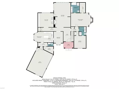 Floorplan - 3545 Hawthorne, Flint, MI 48503 photo 1 of 3