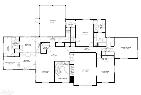 Floorplan - 15827 Windmill Pointe, Grosse Pointe Park, MI 48230 photo 1 of 4