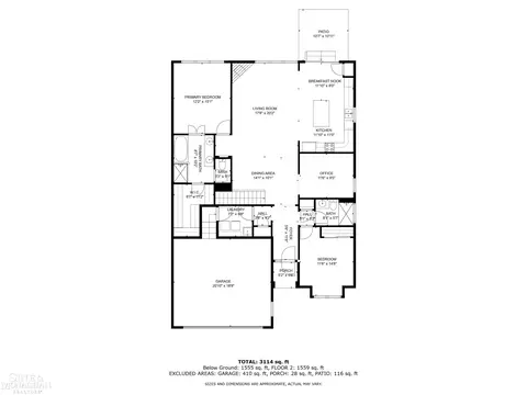Floorplan - 49636 Hiddenbrook Dr, Macomb, MI 48042 photo 2 of 3