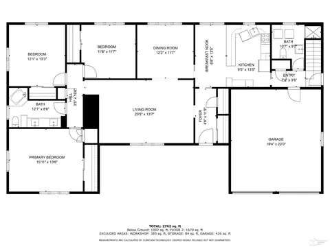 Floorplan - 13332 Stowell, Dundee, MI 48131 photo 1 of 3