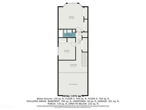 Floorplan - 1748 Castleview, Gladwin, MI 48624 photo 2 of 3