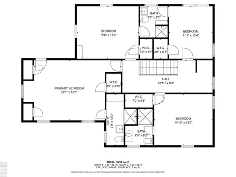 Floorplan - 161 Vendome, Grosse Pointe Farms, MI 48236 photo 2 of 3