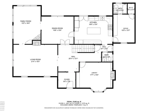 Floorplan - 161 Vendome, Grosse Pointe Farms, MI 48236 photo 1 of 3