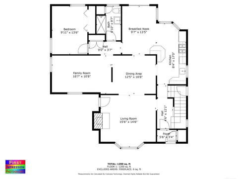 Floorplan - 1359 Audubon, Grosse Pointe Park, MI 48230 photo 1 of 3