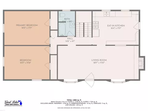 Floorplan - 9880 Puttygut, Casco, MI 48064 photo 3 of 4