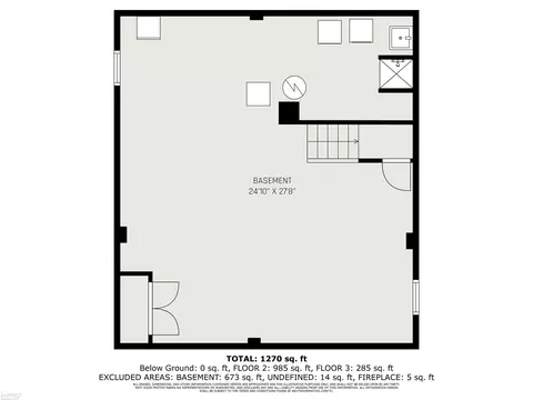 Floorplan - 2836 Berkley, Flint, MI 48504 photo 3 of 3