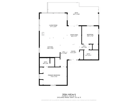 Floorplan - 3127 Lakeshore, Gladwin, MI 48624 photo 1 of 1