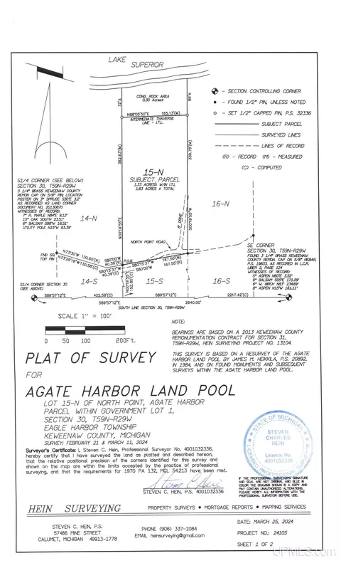 11261 N N Pt #LOT 15 NNP, Eagle Harbor, MI 49950