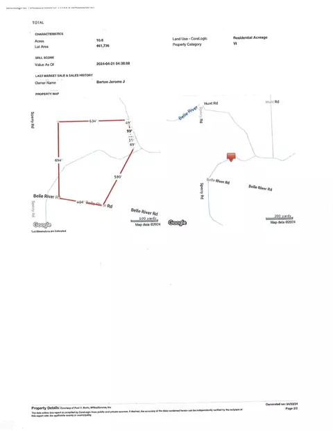 Vacant Belle River, Riley, MI 48041