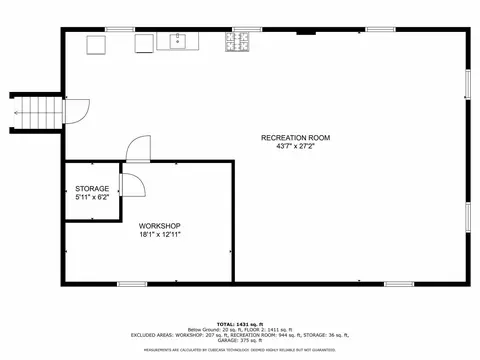 Floorplan - 1476 Parish, Kawkawlin, MI 48631 photo 1 of 3