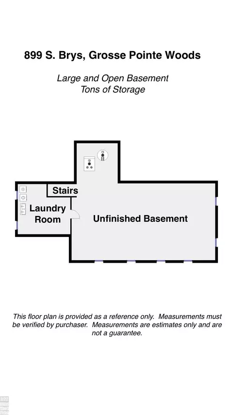 Floorplan - 899 S Brys, Grosse Pointe Woods, MI 48236 photo 2 of 2
