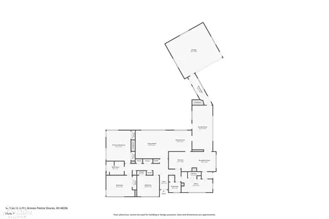 Floorplan - 50 Hampton, Grosse Pointe Shores, MI 48236 photo 1 of 1