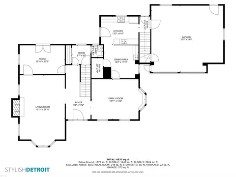 Floorplan - 280 Vendome, Grosse Pointe Farms, MI 48236 photo 1 of 4