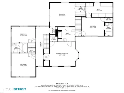 Floorplan - 280 Vendome, Grosse Pointe Farms, MI 48236 photo 2 of 4