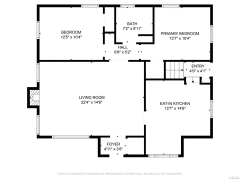 Floorplan - 536 Budlong, Adrian, MI 49221 photo 1 of 1