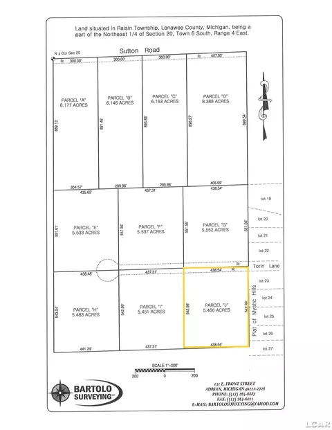 3808 Torin #PARCEL J, Adrian, MI 49221