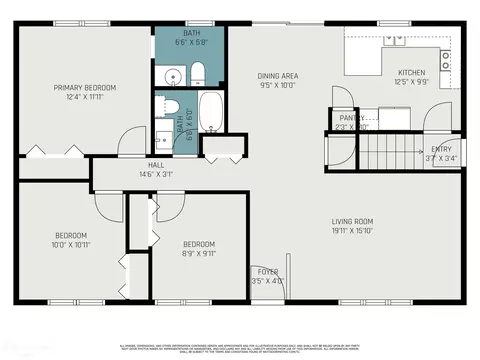 Floorplan - 5482 Meadowcrest, Flint, MI 48532 photo 1 of 2