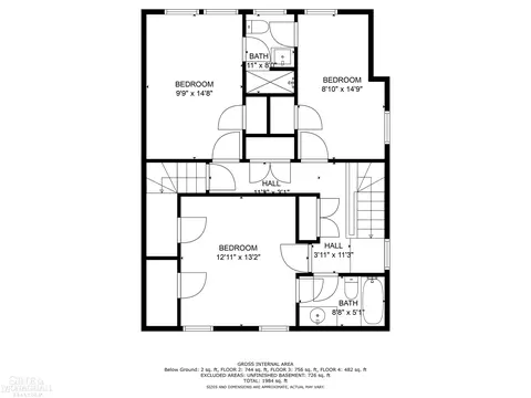 Floorplan - 17430 Maumee, Grosse Pointe, MI 48230 photo 2 of 5