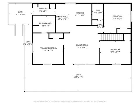 Floorplan - 5437 Darby, Gladwin, MI 48624 photo 3 of 3