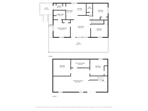 Floorplan - 5437 Darby, Gladwin, MI 48624 photo 1 of 3
