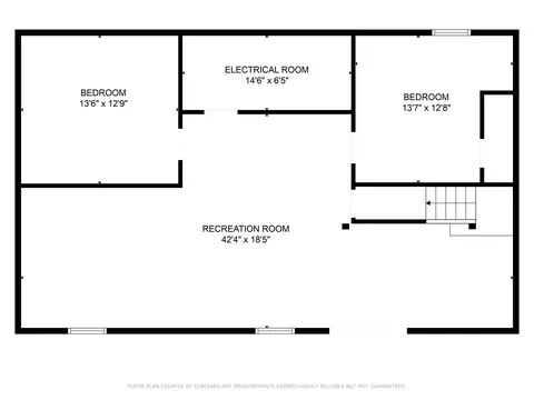 Floorplan - 5437 Darby, Gladwin, MI 48624 photo 2 of 3