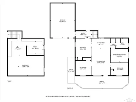 Floorplan - 307 Erie, Gladwin, MI 48624 photo 1 of 1