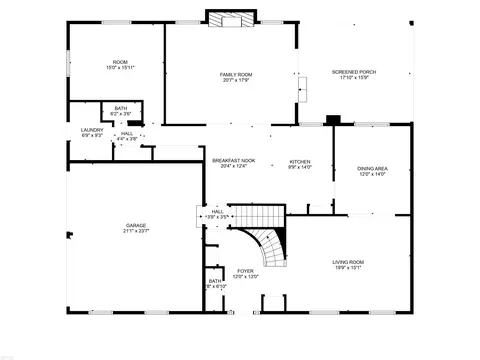 Floorplan - 656 Canterbury, Grosse Pointe Woods, MI 48236 photo 1 of 3